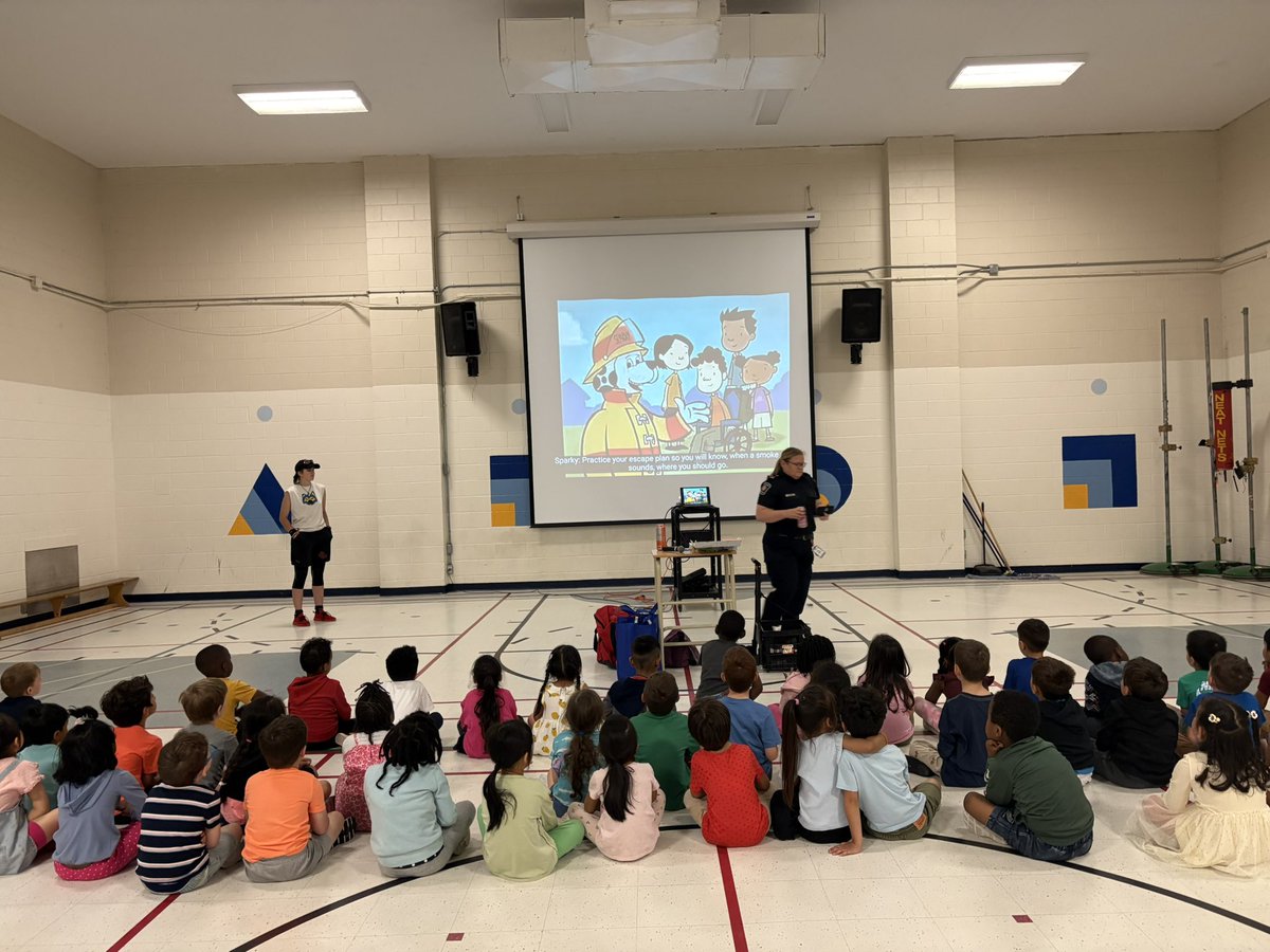 Mrs.Aspelund (@mrsaspelund) on Twitter photo This morning, our kindergarten classes had a special visit to learn all about fire safety! 🔥🚒 A big thank you to <a href="/OttFirePrevent/">Ottawa Fire Prevention</a> for the fun, engaging, and important presentation. 👨🚒👩🚒 #FireSafety #Kindergarten #CommunityHelpers #LearningThroughExperience #ocsb <a href="/StRitaOCSB/">St. Rita School</a> This morning, our kindergarten classes had a special visit to learn all about fire safety! 🔥🚒 A big thank you to <a href="/OttFirePrevent/">Ottawa Fire Prevention</a> for the fun, engaging, and important presentation. 👨🚒👩🚒 #FireSafety #Kindergarten #CommunityHelpers #LearningThroughExperience #ocsb <a href="/StRitaOCSB/">St. Rita School</a>