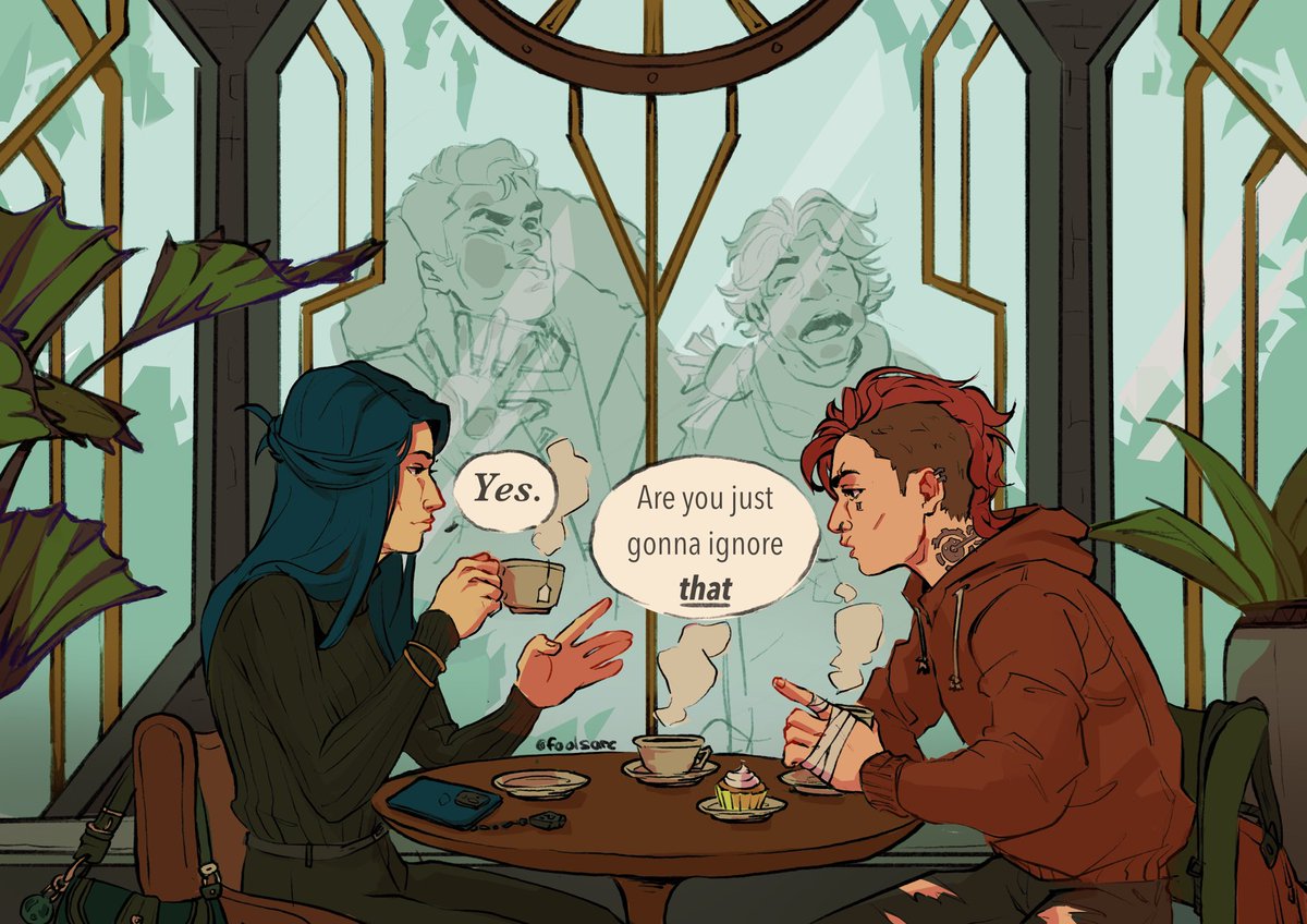 foolsarc's tweet image. Arcane Modern au shenanigans #caitvi #jayvik #arcane