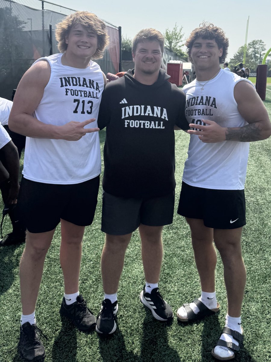RyanMinges09's tweet image. I had an amazing day at Indiana’s football camp!! Thank you coach @Coach_JMill for coaching me and talking about Indiana football!!
@joey_cavanaugh @IUFBRecruiting @RidnerBen @CCignettiIU @GageProctor12 @Coach_BHaines
@Mr_Meiners @EastCentralFB @IndianaPreps @_STDUB