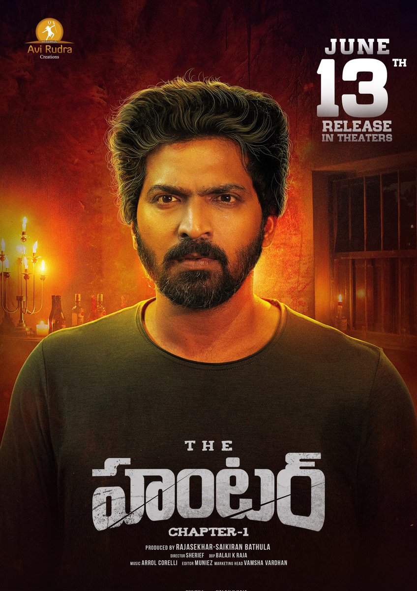 IamRJNaresh's tweet image. #TheHunter.. Grand Release Today..Watch At Your Nearest Theatres🎟Now

in.bookmyshow.com/movies/hyderab…

📽#TheHunterChapter1
⭐#Vaibhav
#TanyaHope #NanditaSwetha
#SaraswathiMenon

🚩#AviRudraCreations 
💰#Rajasekhar #SaiKiranBathula
🎬#Sherief 

#TheHunter Hunting Start Now