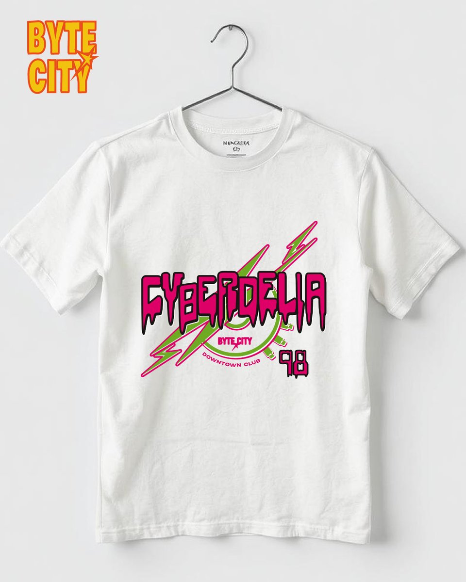 bytecity_design's tweet photo. Remera Cyberdelia 98, stock disponible en la tienda online 👍 #remeras #ByteCity #diseñoderopa https://t.co/1LOhxWgHOL