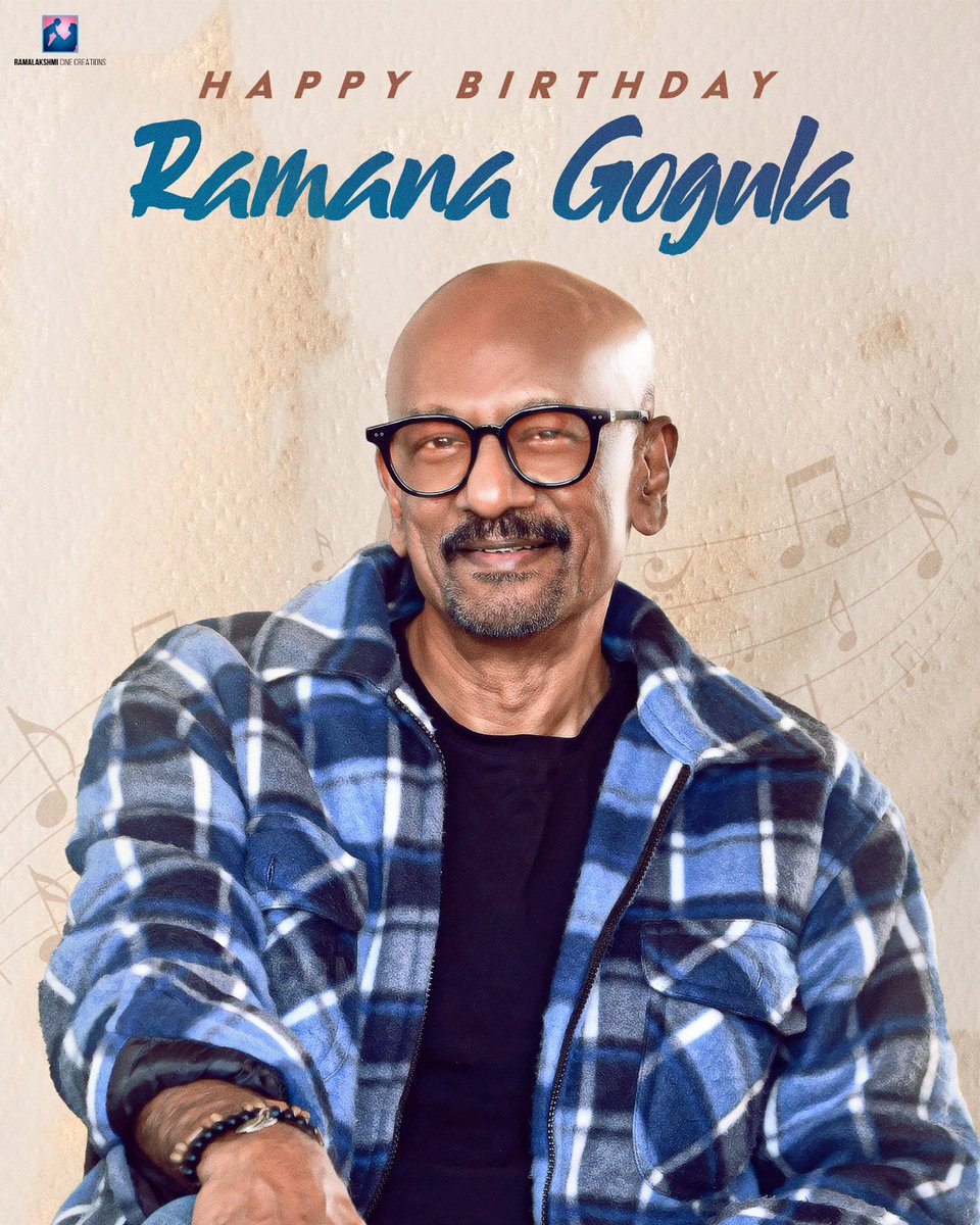 Sridhar Lagadapati (@sridharl) on Twitter photo Wishing a very happy musical birthday to the one and only <a href="/RamanaGogula/">Ramana Gogula</a> 🎶🎂
Here’s to many more years of symphonic brilliance! 💫
#HBDRamanaGogula Wishing a very happy musical birthday to the one and only <a href="/RamanaGogula/">Ramana Gogula</a> 🎶🎂
Here’s to many more years of symphonic brilliance! 💫
#HBDRamanaGogula