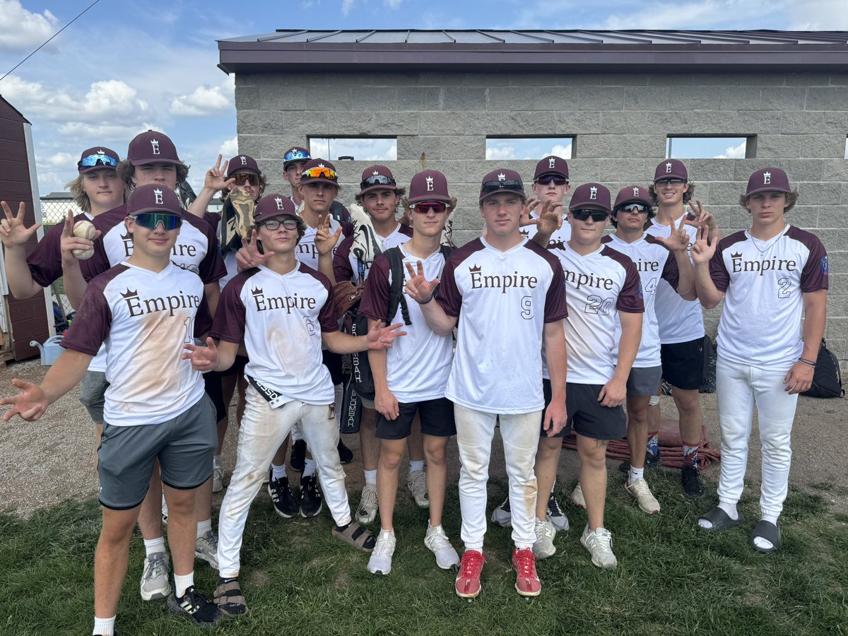 Waverly Vikings Baseball (@waverlybase_v) on Twitter photo Empire Netting & Fence 13
Sampson Construction 0
<a href="/WyattRitz99/">Wyatt Ritz</a> 3-3, 3B, 3 rbi
<a href="/OwenGlass9/">Owen Glassburner</a> 1-1, 💣
<a href="/ColtKerchal/">Colt Kerchal</a> 3-4, 2 rbi
<a href="/BraxtonCulver11/">Braxton Culver</a> 3-4, 2B, 3B, rbi
<a href="/TylerGilsdorf/">Tyler Gilsdorf</a> 2-3, 3 rbi
<a href="/R24Trevor/">TrevorR24</a> 1-3, 3B, rbi
<a href="/HasenkampM/">Maddox Hasenkamp</a> 3 IP, 4 Ks
<a href="/WyattRitz99/">Wyatt Ritz</a> IP, 3 Ks
<a href="/BraxtonCulver11/">Braxton Culver</a> IP, 3 Ks Empire Netting & Fence 13
Sampson Construction 0
<a href="/WyattRitz99/">Wyatt Ritz</a> 3-3, 3B, 3 rbi
<a href="/OwenGlass9/">Owen Glassburner</a> 1-1, 💣
<a href="/ColtKerchal/">Colt Kerchal</a> 3-4, 2 rbi
<a href="/BraxtonCulver11/">Braxton Culver</a> 3-4, 2B, 3B, rbi
<a href="/TylerGilsdorf/">Tyler Gilsdorf</a> 2-3, 3 rbi
<a href="/R24Trevor/">TrevorR24</a> 1-3, 3B, rbi
<a href="/HasenkampM/">Maddox Hasenkamp</a> 3 IP, 4 Ks
<a href="/WyattRitz99/">Wyatt Ritz</a> IP, 3 Ks
<a href="/BraxtonCulver11/">Braxton Culver</a> IP, 3 Ks