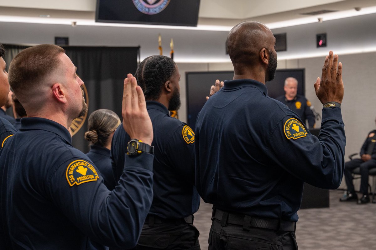 SBCprobation's tweet photo. Congratulations to the graduating Probation Corrections Officer CORE Academy Class 89. Welcome to the #SBCProbation family!

#JoinTheTeam #JoinProbation https://t.co/IQfGEKSvju