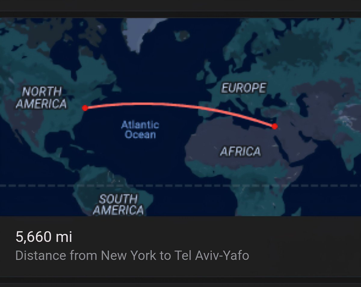 In case you forgot, New York is not in Israel.