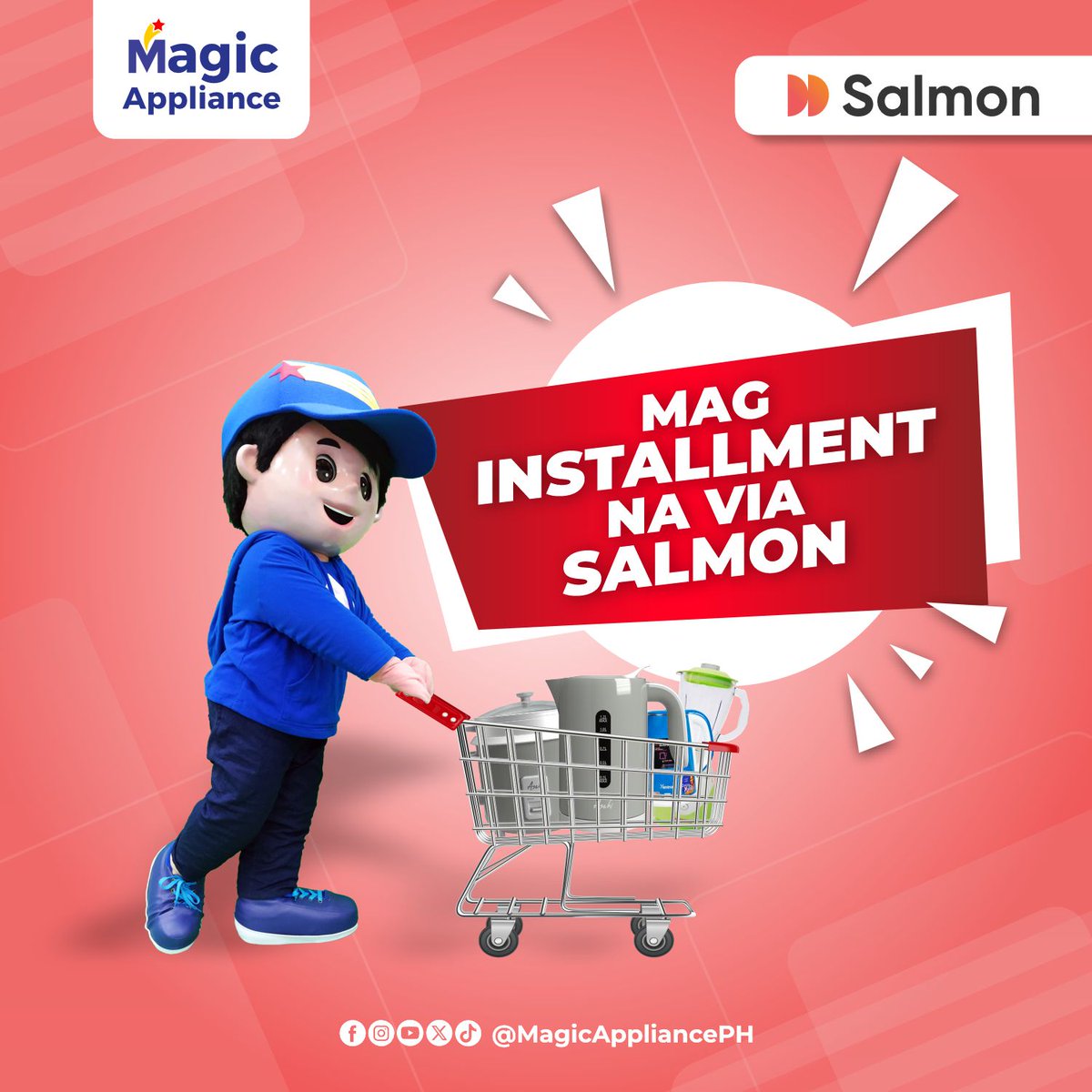 MagicAppliance1's tweet photo. Small Apps for Installment? | Salmon Stand Fans

#MagicAppliance #Salmon #Installment #maGAANdangBuhay #MACares https://t.co/pKGDb07O2h