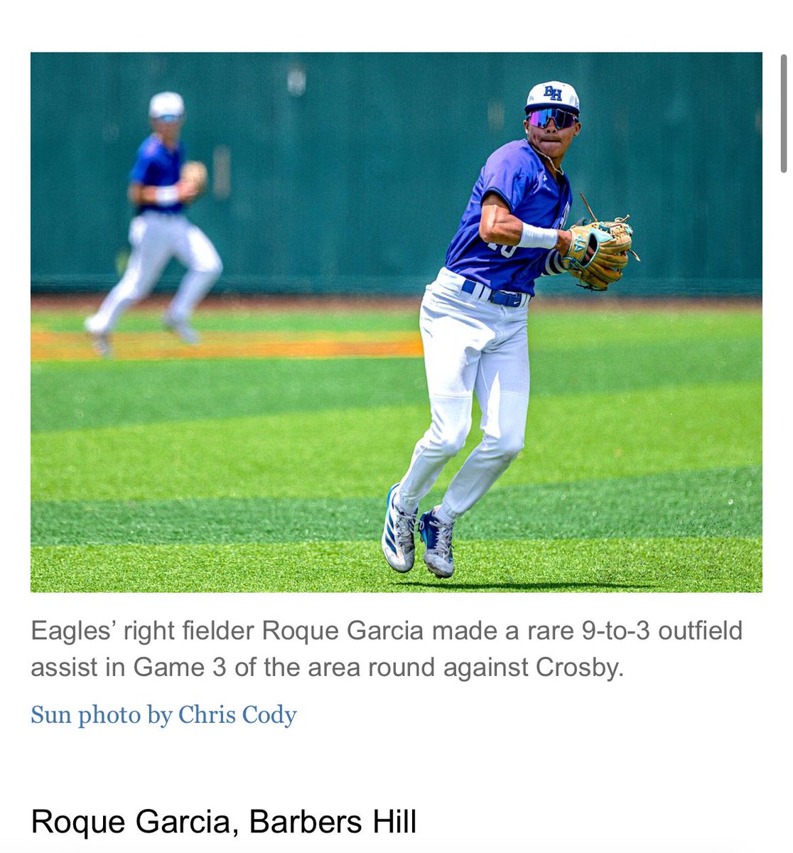 19-5A 1st team all district outfielder