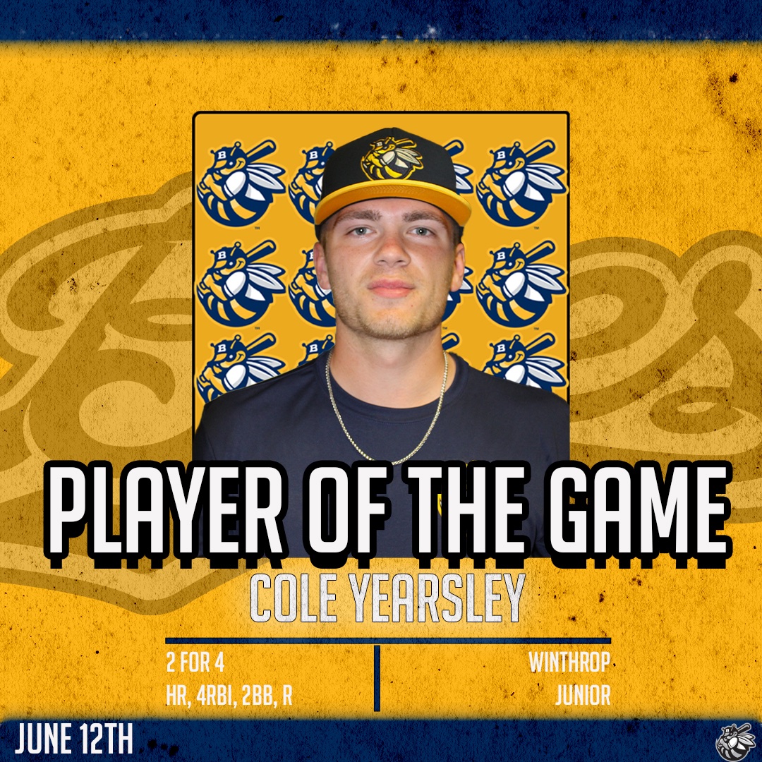 BurlingtonBees's tweet photo. Cole stays hot! https://t.co/VgnZD8Tkdg