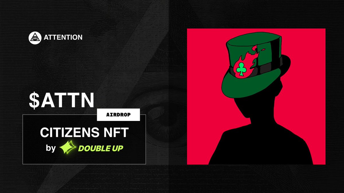 ATTENTION ATTENTION LAST MINUTE!!!!

✅If you are a CItizens NFT holder.

✅Each Citizens NFT has received an airdrop of $222 $ATTN.

It's time for citizens to start ENJOYING.

<a href="/ATTNtoken/">Attention 👁️</a>  <a href="/GiveRep/">GiveRep</a>  <a href="/GiveRep/">GiveRep</a> 
#SUI #airdrop #alpine  #web3 #DeFiApp  #NFTs