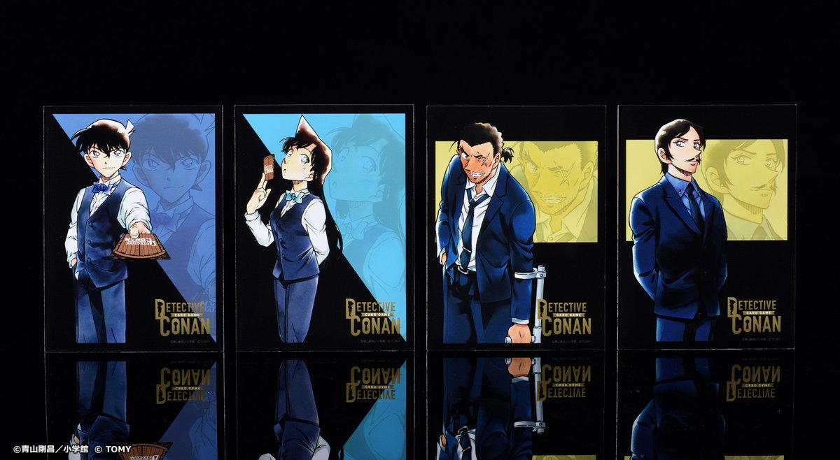 名探偵コナンTCG DXカードスリーブ 「工藤新一」「毛利蘭」 「大和敢助