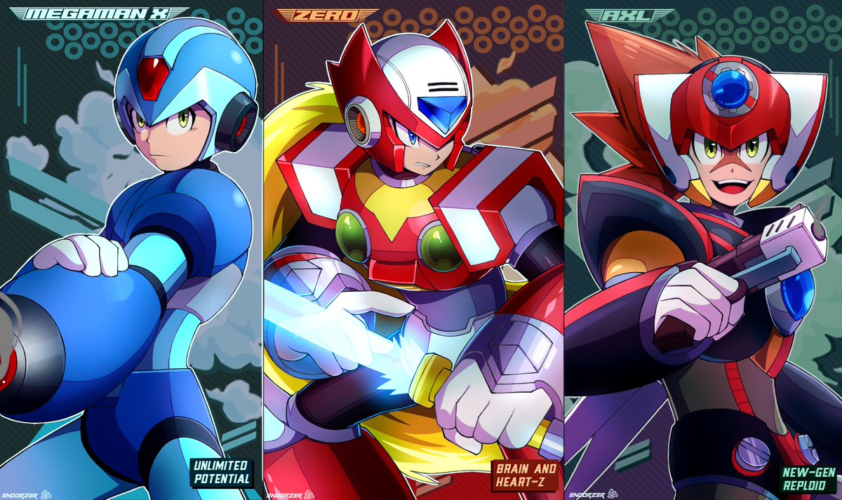 tsuterabe's tweet image. Hunters 

[#MegaMan ] [#rockman ] [#MEGAMANX ] [#ROCKMANX ] [#ロックマンX ] [#Megaman ] [#Rockman ]