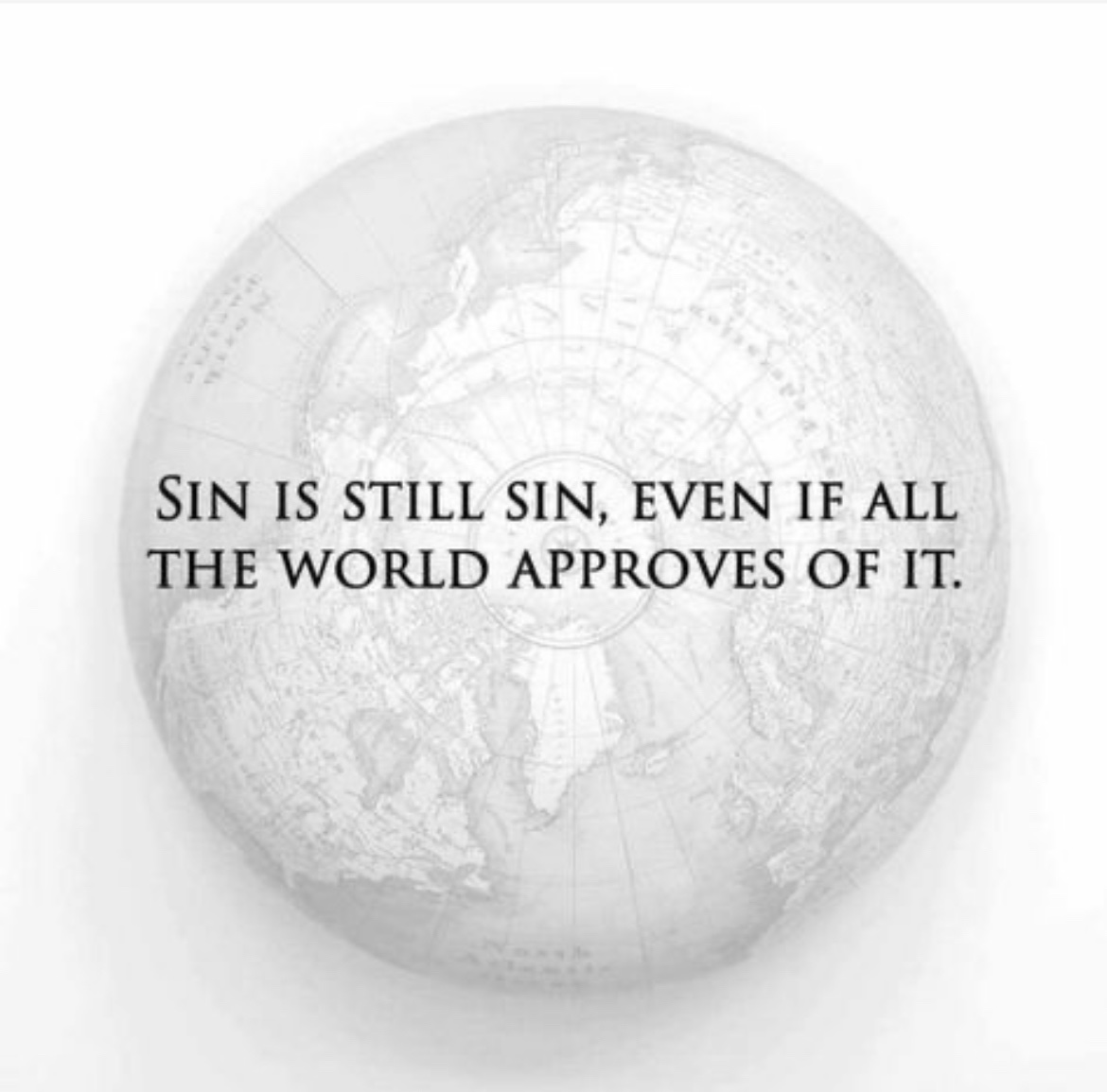 It doesn’t matter what the world thinks.