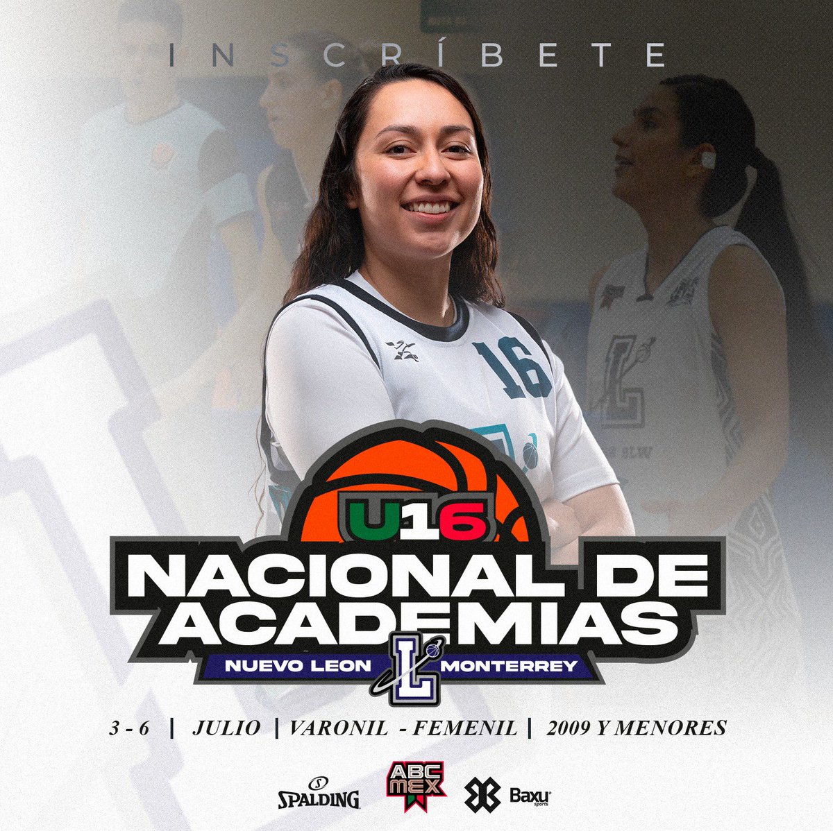 laabcmex's tweet photo. 🏀🔥 ¿LISTOS PARA EL NACIONAL U16 EN NUEVO LEÓN? 🔥🏀 

📅 3 al 6 de julio 2025
📍 Sede Monterrey, Nuevo León.

⏳ Cierre de registro: 30 de junio 2025 

🔗 Consulta bases https://t.co/8kqIBHy90I

📞 Contacto: Juan García - 844 173 7148 

⚡ #ElJuegoContinua⚡ 
#ABCMEXU16 https://t.co/sTnQfr65FX