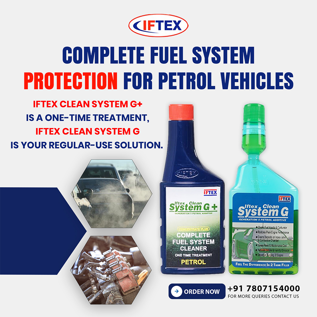 iftexoil's tweet image. Iftex Clean System G+ is a one-time treatment that removes heavy deposits, cleans fuel injectors, and restores performance.
Iftex Clean System G is your regular-use solution to keep that performance going, protect the fuel system, &amp;amp; reduce emissions.
#Automotive #fuelsave #IFTEX