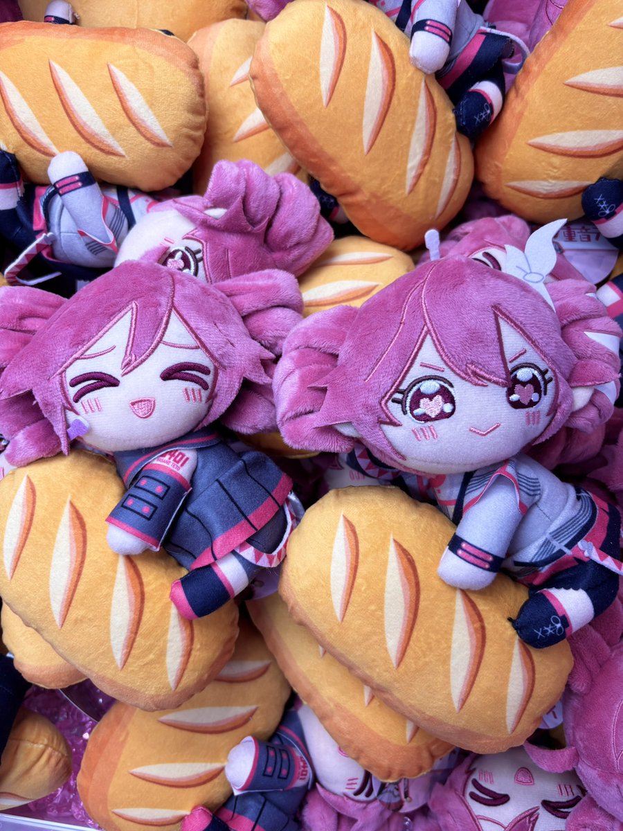 重音テト フランスパン ぬいぐるみ 2種セット 重音テト フランスパン