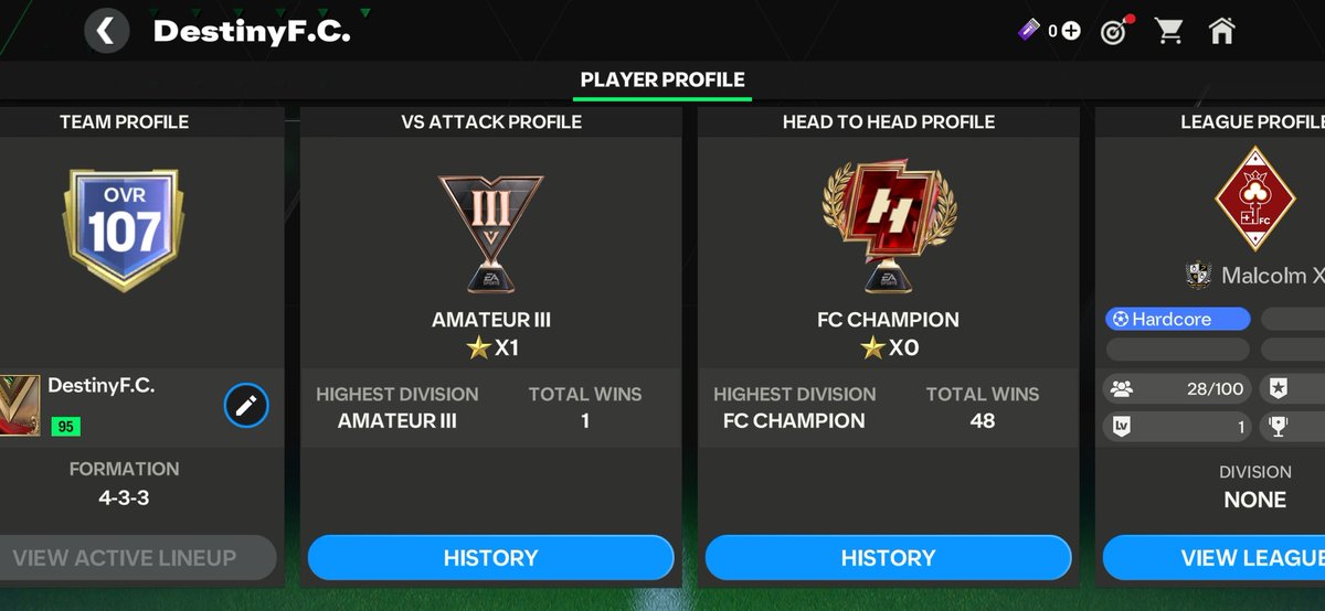 DestinyFClub's tweet photo. Just made FC Champion again ⭐️ it's a blessing to play thanks EA &amp; Thank God For The Skills 🤌🏾   #fcmobile https://t.co/1DsZ4w8b6P