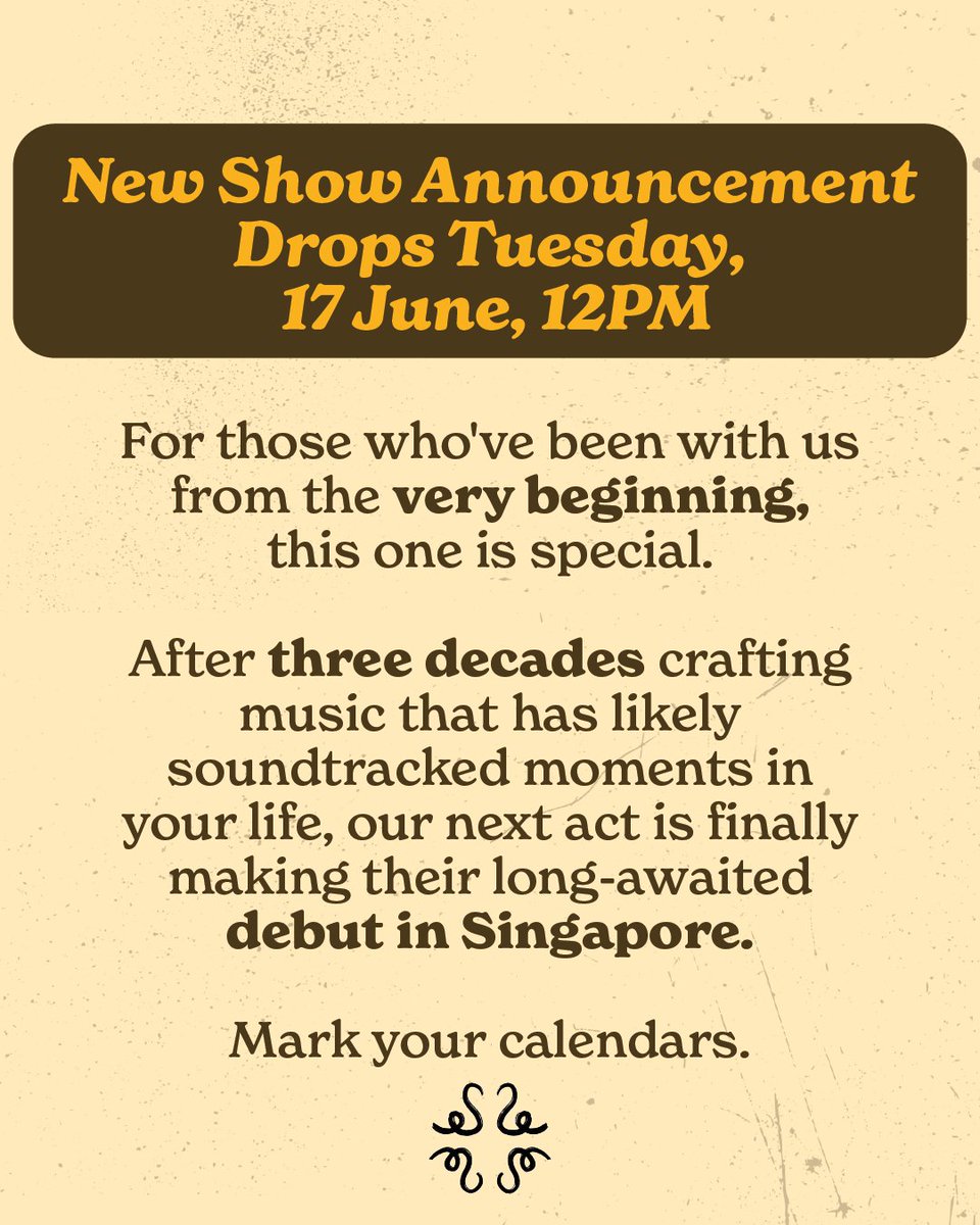 This one's for the OGs. We'll see you on our socials next Tuesday, 17 June, at 12PM 🕛