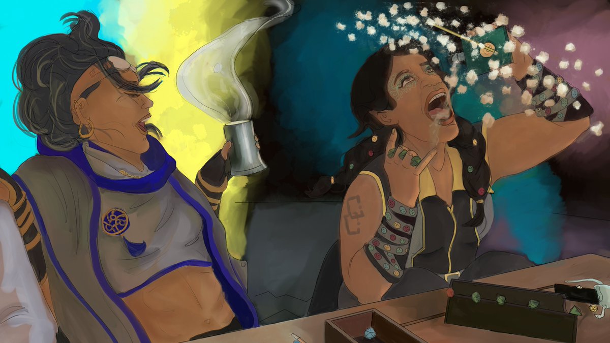 earthto_erica's tweet image. Giving these their own post since I'm really proud of how they turned out. Here's 4/6 total frames I made for the Critical Frames fan project in honor of 10 years of Critical Role! I'm forever grateful to this show for changing my life &amp;lt;3 #criticalframes #criticalrolefanart