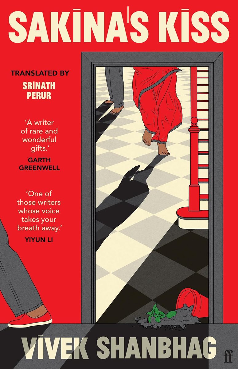 BookReviewsAsia's tweet photo. Today in the ARB: @JaneWBooks reviews “Sakina’s Kiss” by Vivek Shanbhag, tr fm Kannada by Srinath Perur @FaberBooks @McNallyEditions https://t.co/KVByiCQzX3 https://t.co/30FqzLfQFB