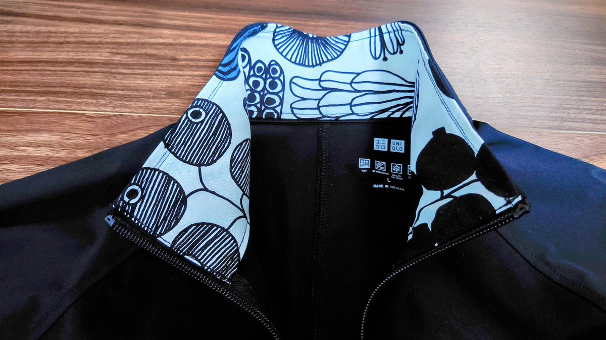Tarono1's tweet photo. Rd.6がトホホだったたので月曜から現実逃避
奥様リクエストはユニクロジャケットを被らないようにアレンジしろ
で、襟とポケットにワンポイント入れてみました

#kyb #kayaba #realsportsdamper #cerameta #μnagi #laile #from1st #pon屋 #coolbeans
#digspice #gtg
#縫製御隠居 #MrT #juki #hzlex7 https://t.co/0CEtrL7ZWq