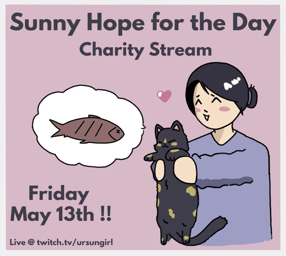 tomorrow! charity event!

hope for the day empowers conversation on proactive suicide prevention and mental health education 

on my twitch 🐈‍⬛ time tba