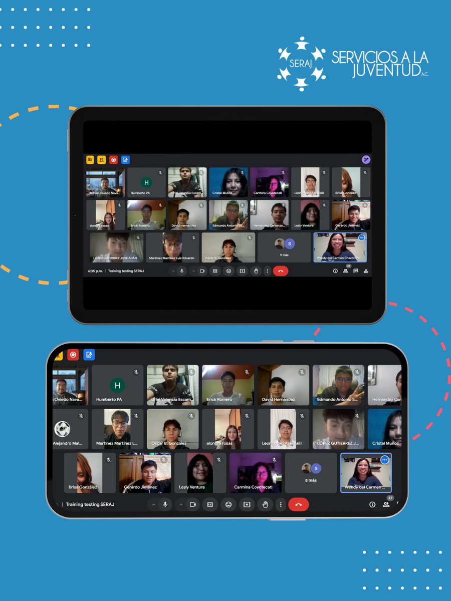 Servicios a la Juventud A.C. (SERAJ) (@serajac) on Twitter photo 💻🚀 Jóvenes de Puebla del proyecto Conexión Aula-Trabajo se capacitaron en control de calidad de software con Globant, acercándose a nuevas oportunidades.
🙌 Gracias Globant Colombia, CETis 104, #FundaciónDacero, <a href="/NMontePiedad/">NMontePiedad</a>, <a href="/fomento_social/">Fomento Social Banamex, A.C.</a>, <a href="/Accenture_MX/">Accenture México</a> y #FundaciónCoppel 💻🚀 Jóvenes de Puebla del proyecto Conexión Aula-Trabajo se capacitaron en control de calidad de software con Globant, acercándose a nuevas oportunidades.
🙌 Gracias Globant Colombia, CETis 104, #FundaciónDacero, <a href="/NMontePiedad/">NMontePiedad</a>, <a href="/fomento_social/">Fomento Social Banamex, A.C.</a>, <a href="/Accenture_MX/">Accenture México</a> y #FundaciónCoppel