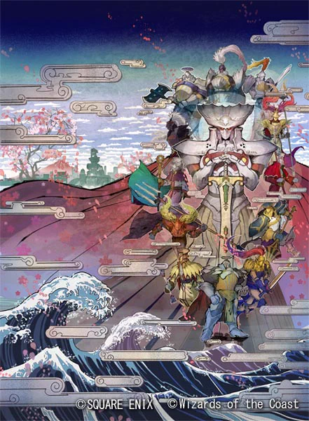 【告知】2025/06/13発売の 『マジック:ザ・ギャザリング--FINAL FANTASY』 「召喚:ナイツオブラウンド」のアートを担当いたしました!!(1/5) 公式サイト■ © SQUARE ENIX © Wizards of the Coast #mtgjp #MTGxFINALFANTASY