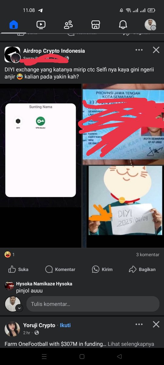 LeooBEI's tweet photo. BUAT KALIAN PENGGARAP AIRDROP INDONESIA PLEASE JANGAN DONGOK DIKIT² KALAU ADA GARAPAN EXCHANGE KYC LANGSUNG IKUT²AN 

gak semua garapan kyc exchange itu landing,terus apa mau banding-badingin garapan ctc ? terus apa kepepet ? dongok !!!

#airdrop #AirdropCrypto #freelance https://t.co/MUVYP0zRPy