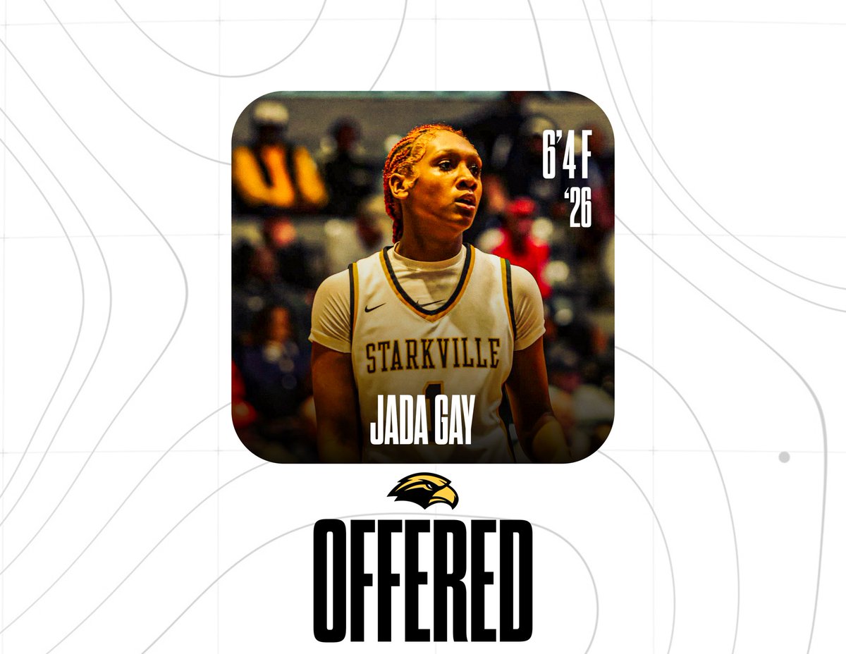 Jada Gay (@jadagay112) on Twitter photo After a great conversation with <a href="/missybilderback/">Missy Bilderback</a>, I am blessed to receive an offer from <a href="/SourthernMiss/">Southern Miss</a>!!๐๐ค After a great conversation with <a href="/missybilderback/">Missy Bilderback</a>, I am blessed to receive an offer from <a href="/SourthernMiss/">Southern Miss</a>!!๐๐ค