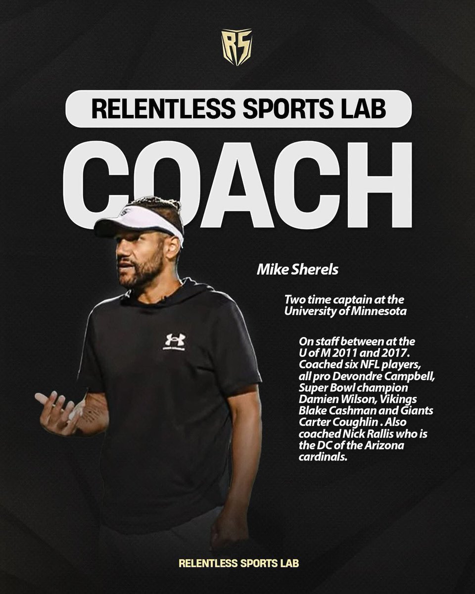 We’re excited to welcome Coach Mike Sherels as our Linebackers Coach for the RSL Skills Development Camp!
A two-time college captain and proven leader, Coach Sherels has been a part of developing some of the best talent in the game—including current NFL players.