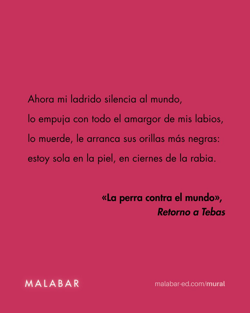 Compartimos dos poemas de <a href="/FrankTrejo7/">Francisco Trejo</a>, tomados de su libro Retorno a Tebas (2025), publicado por <a href="/ediperroazul/">Ediciones Perro Azul</a>, en los que sobresalen las presencias materna y paterna como figuras principales de una oscuridad llena de significados 🐉

LEER: malabar-ed.com/.../retorno-a-…