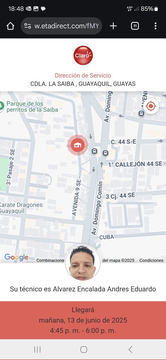 b_holguin's tweet photo. @ClaroEcua Ahí esta su pendejada de servicio. Sin hablar conmigo, simplemente cambia. https://t.co/XM94kkZE8H