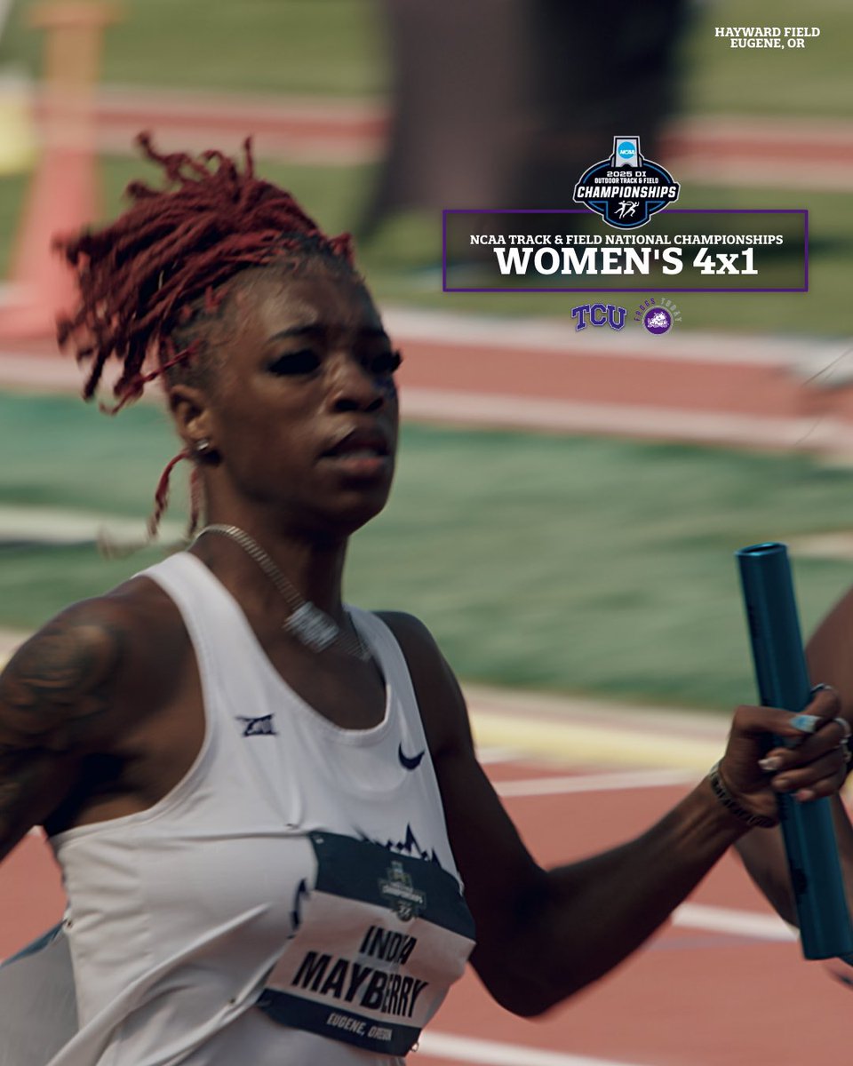 Frogs Today (@frogstoday) on Twitter photo Qualified!!! Indya Mayberry, Iyana Gray, Teanna Harlin, & London Tucker
4x100 4️⃣2️⃣.9️⃣7️⃣ <a href="/TCUTrackField/">TCU Track & Field</a> Qualified!!! Indya Mayberry, Iyana Gray, Teanna Harlin, & London Tucker
4x100 4️⃣2️⃣.9️⃣7️⃣ <a href="/TCUTrackField/">TCU Track & Field</a>