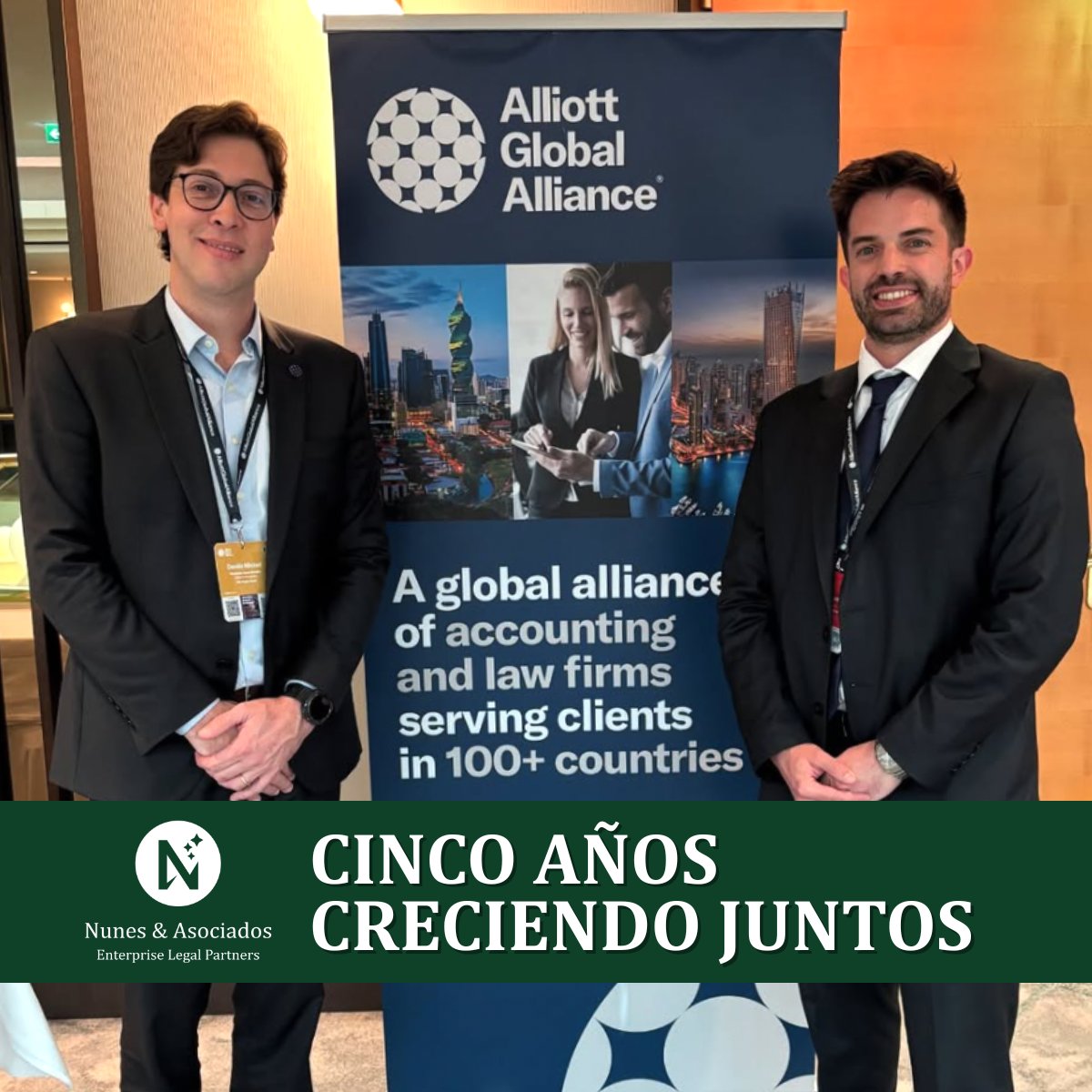 Nunes & Asociados (@nunesestudio) on Twitter photo Andrés Nunes representó a Nunes & Asociados en la Conferencia Regional EMEA de <a href="/AlliottGlobal/">Alliott Global Alliance</a> en Viena, marcando 5 años de pertenencia activa a la red. Seguimos apostando a una práctica jurídica con proyección internacional.
👉 estudionunes.com.ar/nuestro-camino… Andrés Nunes representó a Nunes & Asociados en la Conferencia Regional EMEA de <a href="/AlliottGlobal/">Alliott Global Alliance</a> en Viena, marcando 5 años de pertenencia activa a la red. Seguimos apostando a una práctica jurídica con proyección internacional.
👉 estudionunes.com.ar/nuestro-camino…