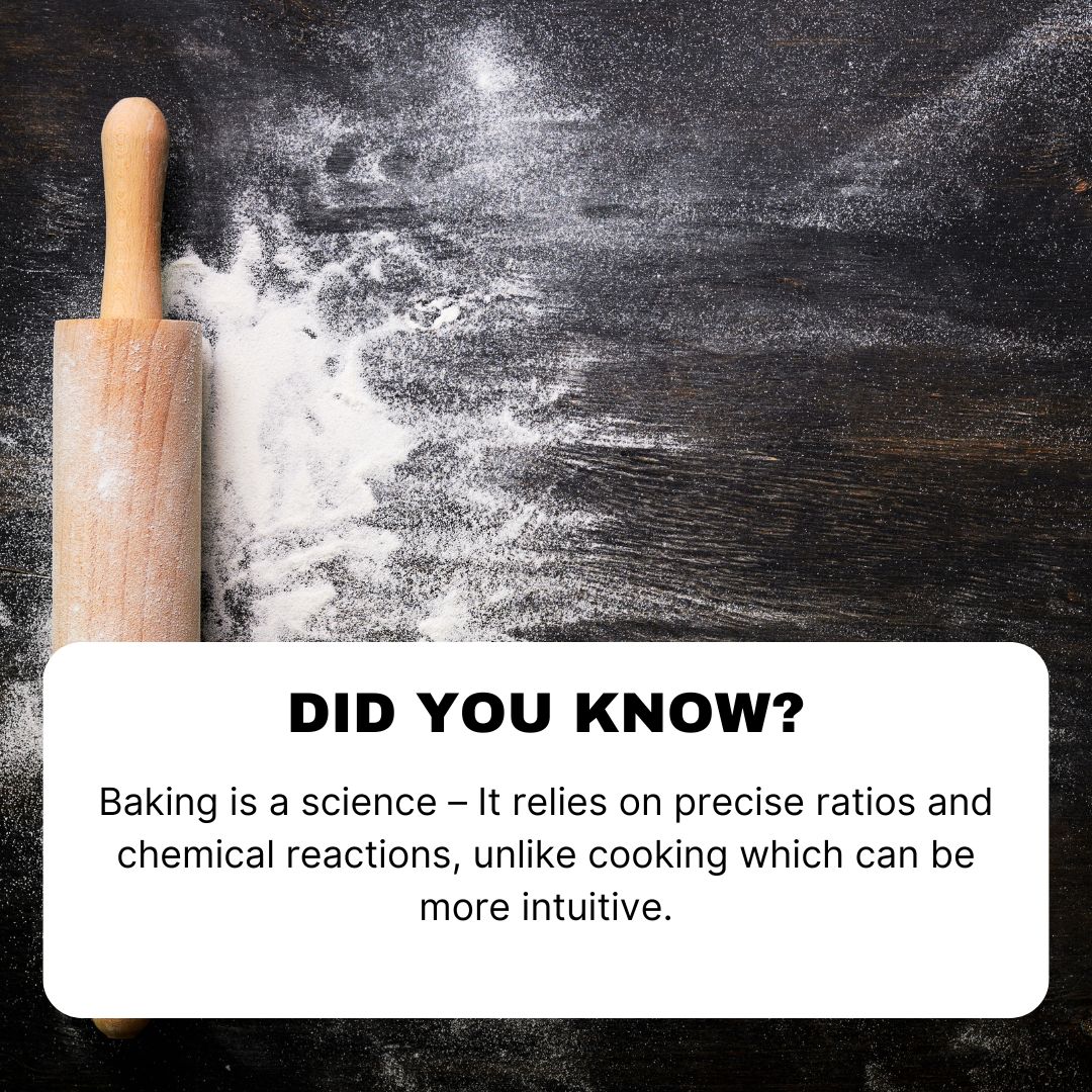 bestbakingtips's tweet image. Did You Know?
Baking is a science!🔬✨
Unlike cooking, which allows more freedom, baking depends on precise ratios and chemical reactions to rise, bind, and brown just right.📐

Measure twice, bake once! 👩‍🍳⚖️

#BakingScience #BakingTips #PrecisionMatters #KitchenChemistry