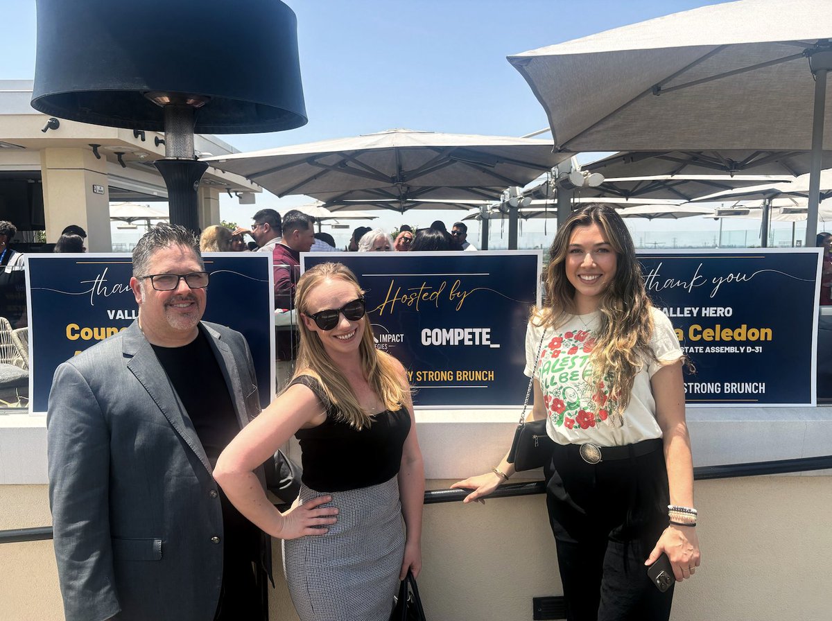 COMPETE showed up strong at the California Democratic Convention! 💪 We co-hosted a brunch, reconnected with friends, and heard from inspiring Democratic leaders across the state. With Chris repping Modesto, we’re fired up and ready to win big in 2026! #CADEM2025
