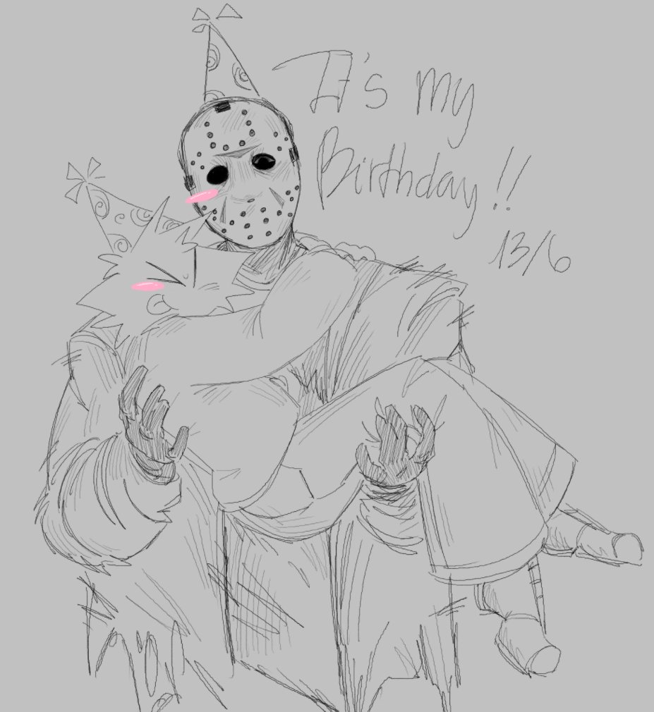 my birthday today on friday 13th #JasonVoorhees #friday13th