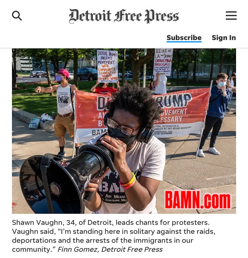 followbamn's tweet photo. BAMN highlighted in Detroit Free Press. Read it here: https://t.co/QvMtJhvBqN
https://t.co/FIlsNrAYN1
#detroitbamn #LosAngeles #solidaritywithla #StopICEterror #iceoutoflanow #nationalguardoutoflanow
#NoMoreDeportations #TrumpMustGo #immigrantrights #weareallamericans https://t.co/n2PAdCTUUr