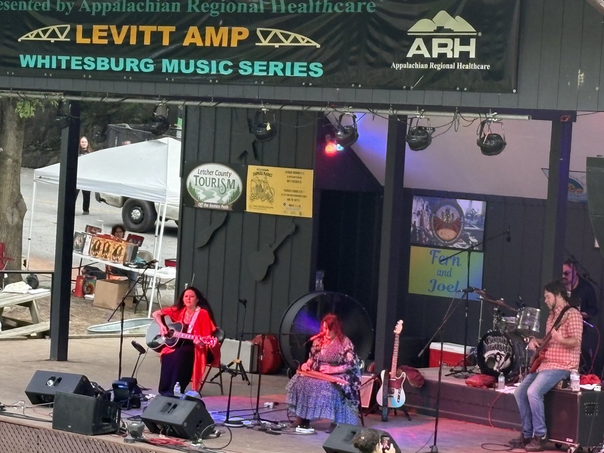 Carolyn Wonderland, Alligator Records artist with the current #1 blues album, at Whitesburg for Levitt Amp series.