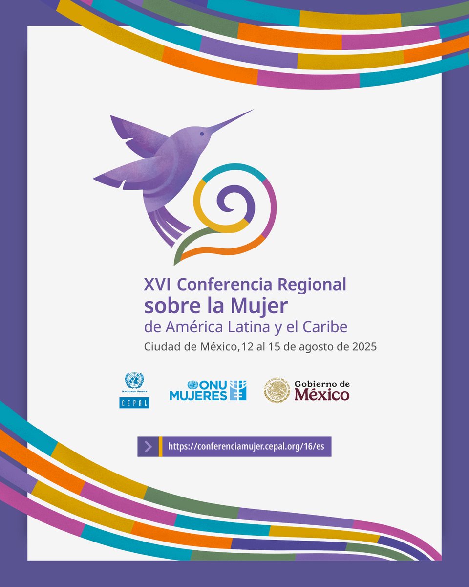 Este 13 de junio, el <a href="/GobiernoMX/">Gobierno de México</a> y <a href="/cepal_onu/">CEPAL</a> firmarán el Acuerdo Sede de la XVI Conferencia Regional sobre la Mujer de América Latina y el Caribe. 🤝🏽

Sigue la transmisión en vivo desde las 10:00 h. 🕙

#XVIConferenciaMujerALC #HablemosDeCuidados #XVIConferenceWomenLAC