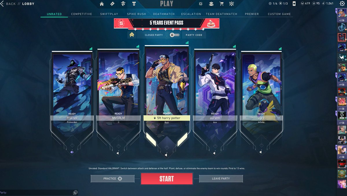 Our team looking kinda tuff
