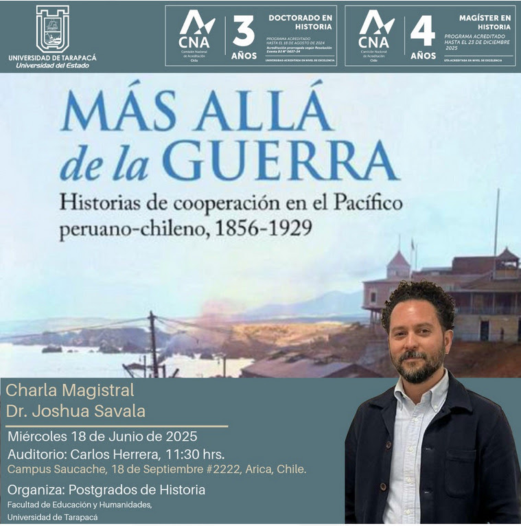 JoshSavala's tweet image. la próxima semana en la Universidad de Tarapacá!