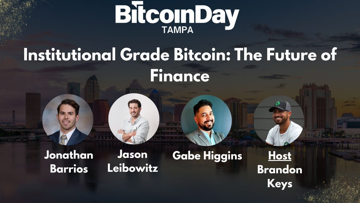 BitcoinDay (@bitcoindayio) on Twitter photo We're looking forward to this one on Saturday! Another epic lineup with <a href="/LeboBTC/">Jason Lebo</a> <a href="/GabeBHiggins/">Gabe ₿ Higgins</a> <a href="/Greencandleit/">Green Candle Investments</a> 🔥🔥🔥 <a href="/bitcoinbaytpa/">Bitcoin Bay Foundation</a> We're looking forward to this one on Saturday! Another epic lineup with <a href="/LeboBTC/">Jason Lebo</a> <a href="/GabeBHiggins/">Gabe ₿ Higgins</a> <a href="/Greencandleit/">Green Candle Investments</a> 🔥🔥🔥 <a href="/bitcoinbaytpa/">Bitcoin Bay Foundation</a>