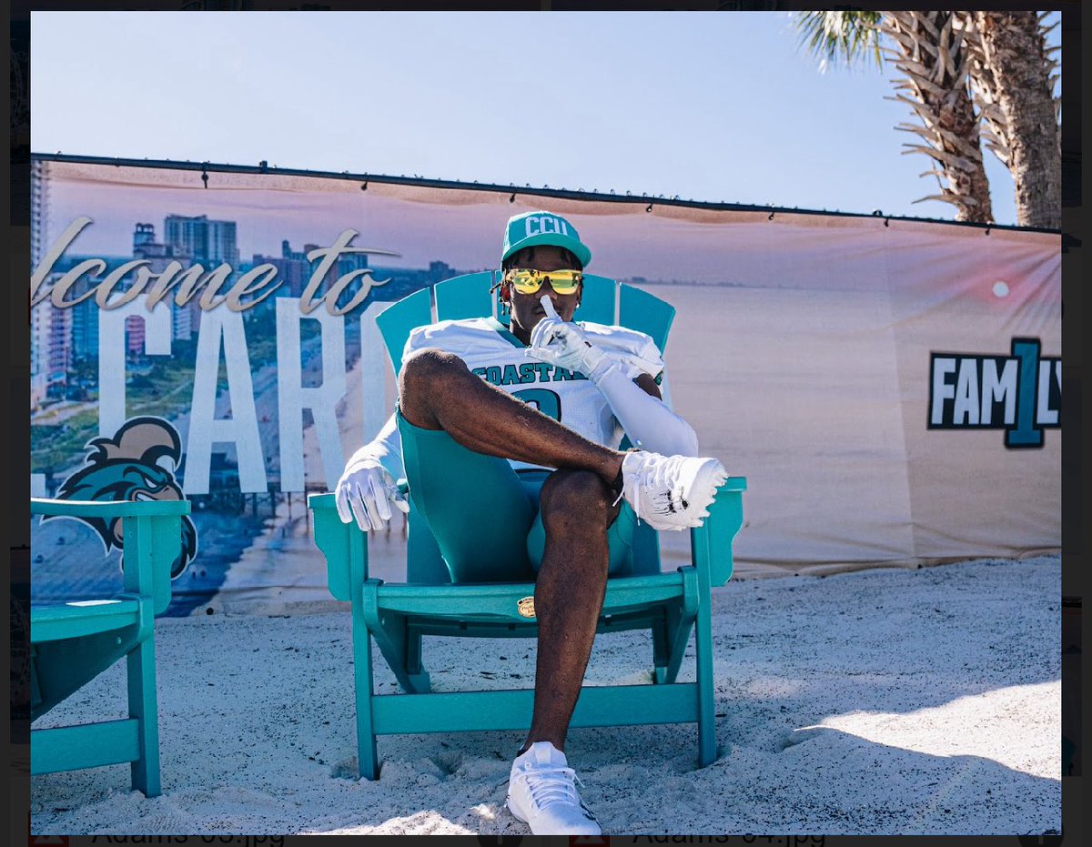 Freddadams3's tweet image. i will be attending costal carolina for camp tmr ready to compete 🏝️🏝️
@Coach_Brookins @CoachCParrott @Tereif @DYoung386 @TupFB