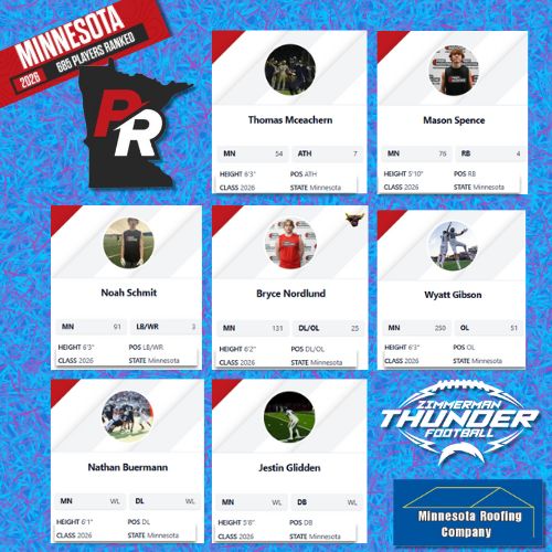 7️⃣ Seniors hit the updated PrepRedzone Minnesota High School Boys Football 2026 Player Rankings 👀‼️