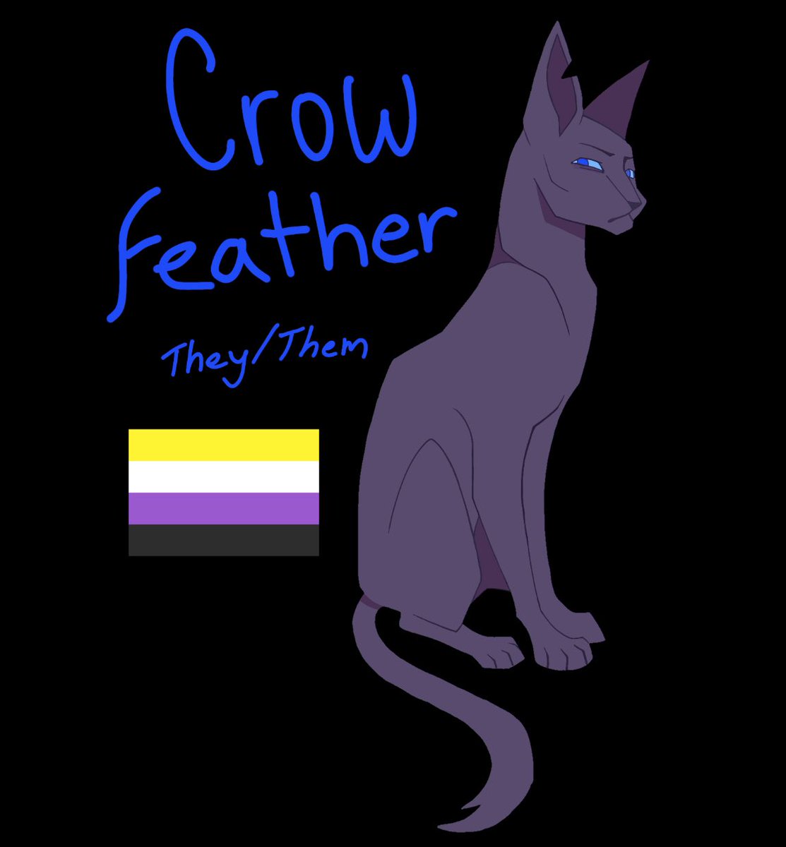 Smoked_Catnip's tweet image. Day 12: nonbinary CrowFeather!! Definitely closeted though lol
#warriorcats #warriors #wctwt #crowfeather #warriorcatsdesgin #PrideMonth #pride #nonbinary