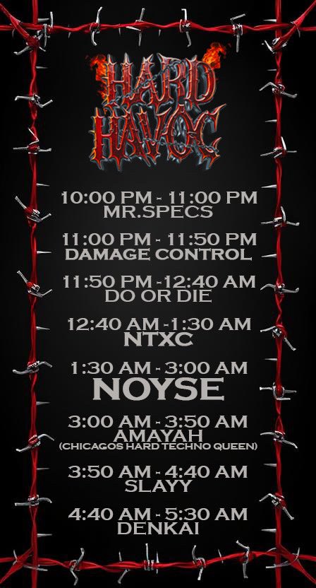 Got time-slots for tomorrow nights DJ gig. I play my set at 12:40am CO-Headlining.  <a href="/NTXCmusic/">NTXC</a>