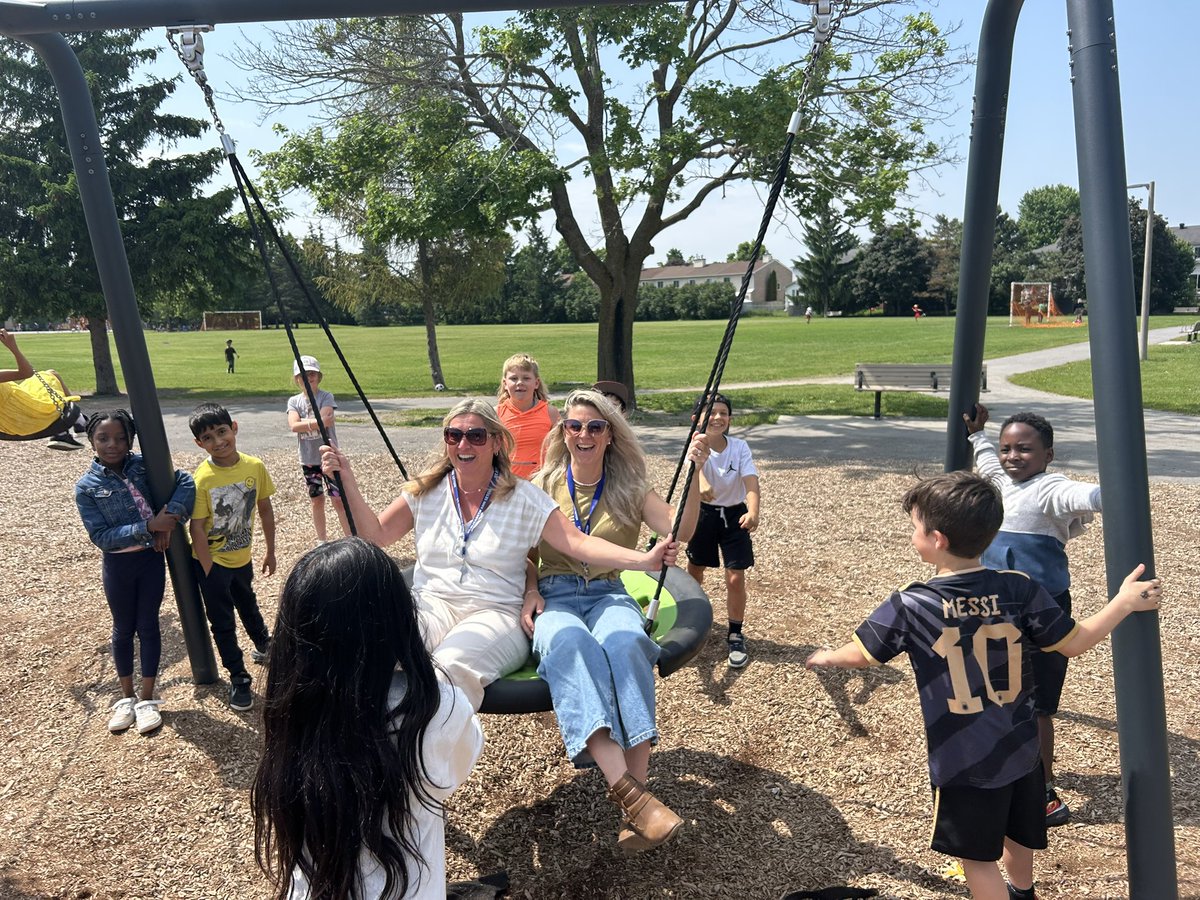 Maggie J (@msjgr2) on Twitter photo Even the teachers get a turn on the swing.  Thanks kiddos for including us <a href="/EASetonOCSB/">St. Elizabeth Ann Seton School</a> Even the teachers get a turn on the swing.  Thanks kiddos for including us <a href="/EASetonOCSB/">St. Elizabeth Ann Seton School</a>