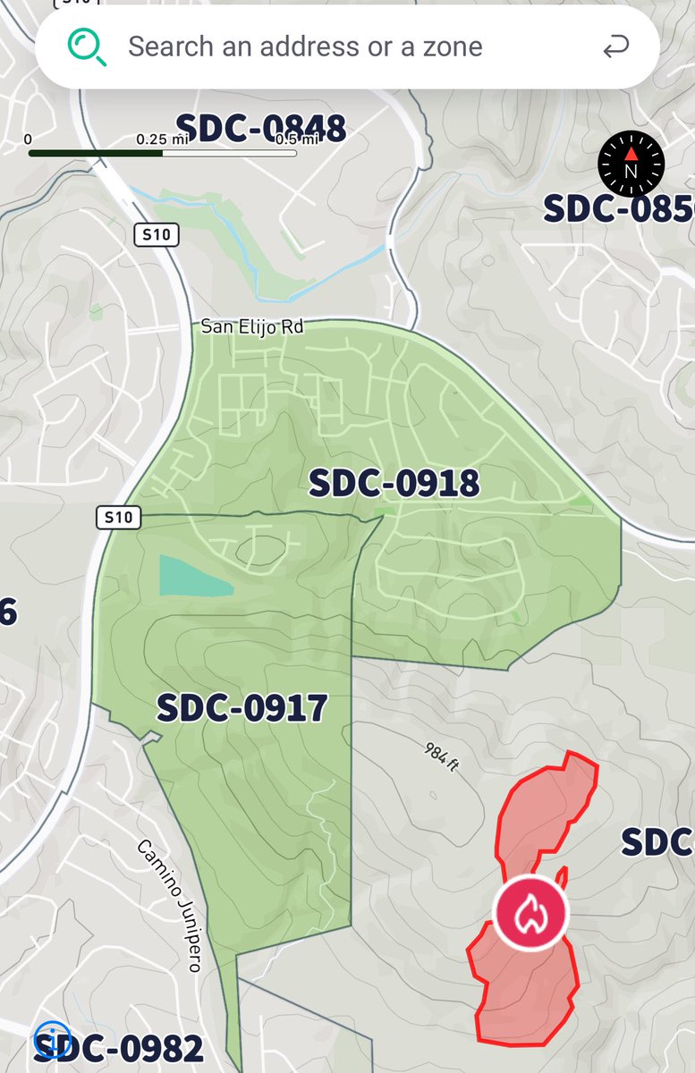 Evacuation order lifted for SDC –0917, SDC-0918 #clarofire