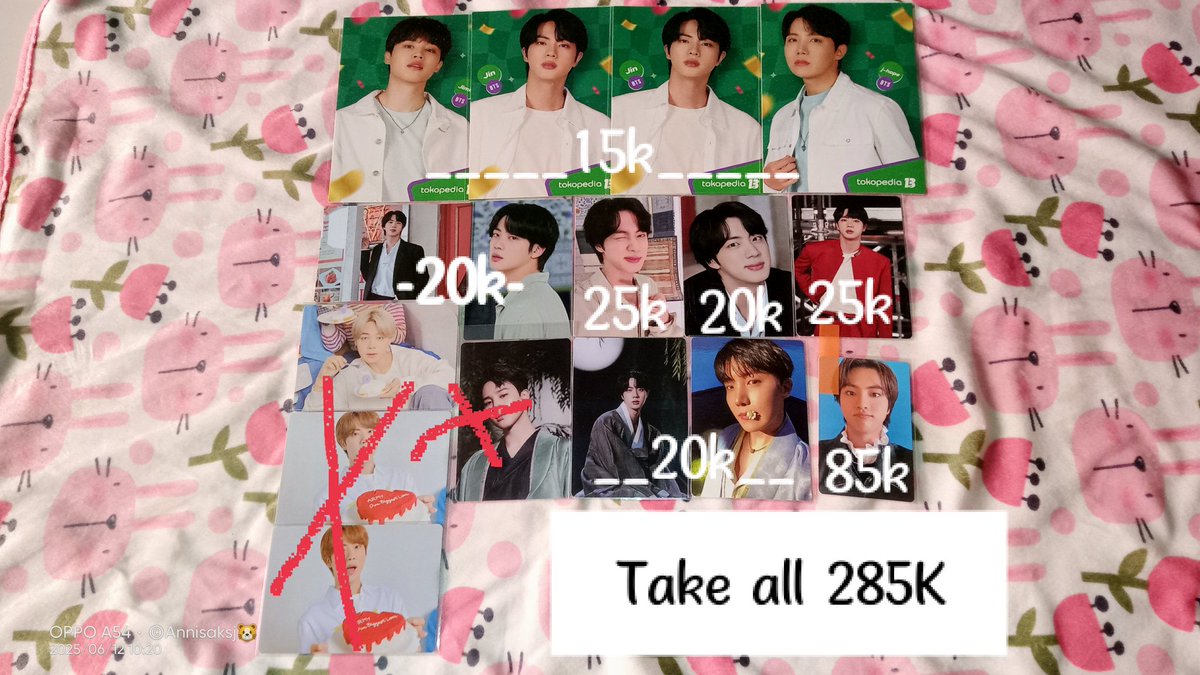 Annisaputri0404's tweet image. WTS 🚨🚨🚨

❌Packing , Ongkir
✅Co shopee
Dom Bogor
Nego by DM

#wtspcbts #Jin #jimin #face #dicon #ptd #proofcompact